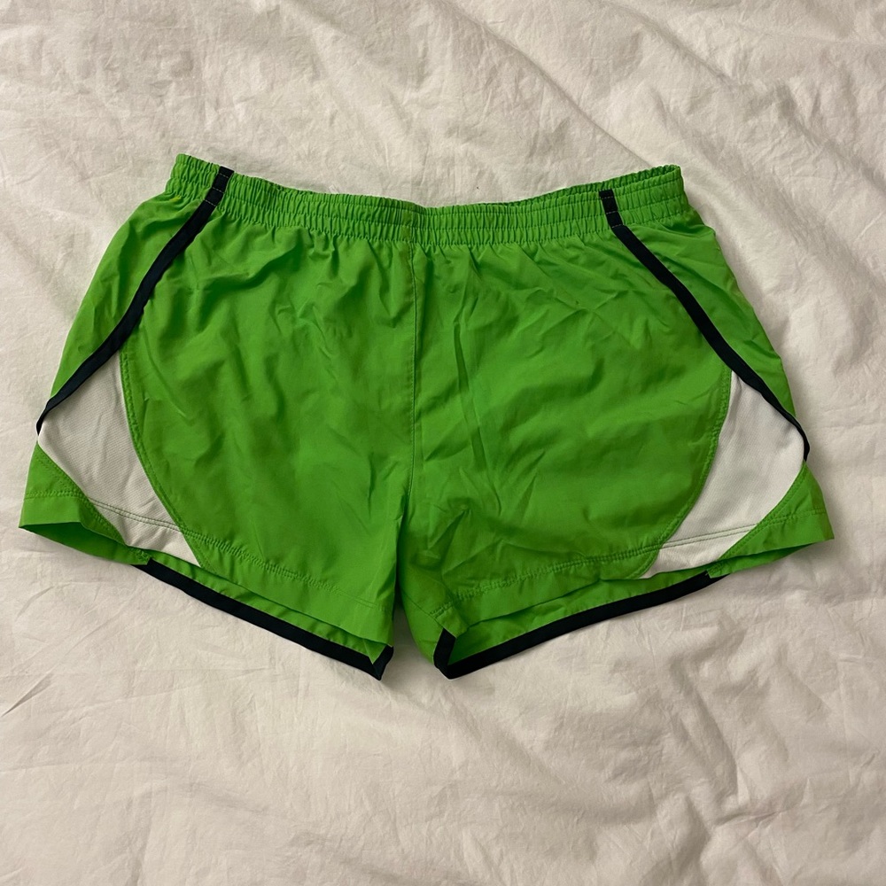 Nike performance green running shorts